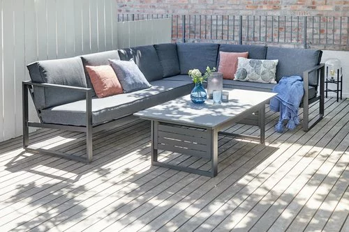 JUTLANDIA Loungeset VONGE 6-sits Svart 3 JUTLANDIA Loungeset VONGE 6-sits Svart