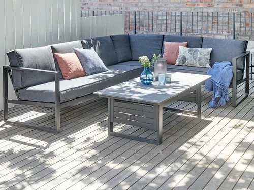 JUTLANDIA Loungeset VONGE 6-sits Svart 5 JUTLANDIA Loungeset VONGE 6-sits Svart - Bild 3