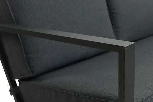 JUTLANDIA Loungeset VONGE 6-sits Svart 7 JUTLANDIA Loungeset VONGE 6-sits Svart - Bild 5