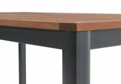 JUTLANDIA YTTRUP L150 Bord Hårdträ + 4 MADERNE Stapelstol Grå -Utemöbler affär 120879