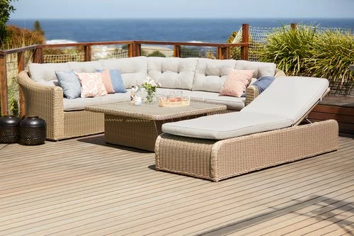 JUTLANDIA Loungeset TAMBOHUSE 5-sits Natur 5 JUTLANDIA Loungeset TAMBOHUSE 5-sits Natur - Bild 3