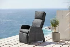 JUTLANDIA Loungestol DOVRE Svart 15 JUTLANDIA Loungestol DOVRE Svart -Utemöbler affär 122331