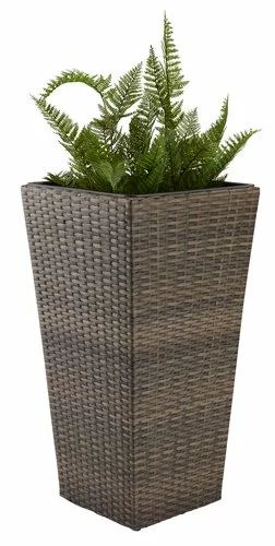 Trädgårdskruka BLOMMOR B36xL36xH70 Brun 3 Trädgårdskruka BLOMMOR B36xL36xH70 Brun