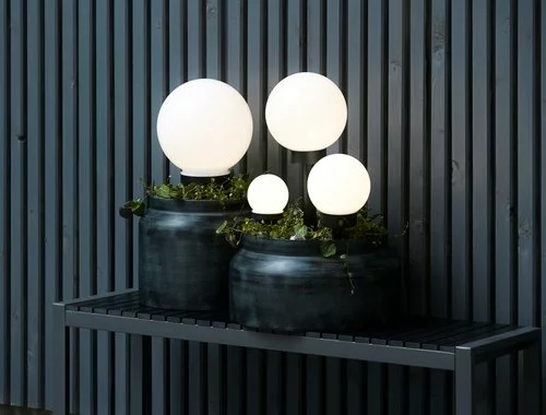 Solcellslampa SOL Ø20xH54 Vit 5 Solcellslampa SOL Ø20xH54 Vit - Bild 3