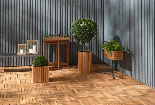 Altanplatta KNEKKAND B30xL30 Trä 9st/pk 4 Altanplatta KNEKKAND B30xL30 Trä 9st/pk - Bild 2