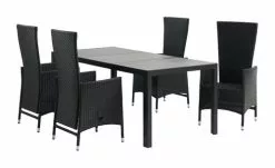 JUTLANDIA MAMRELUND L195 Grå + 4 SKIVE Svart 12 JUTLANDIA MAMRELUND L195 Grå + 4 SKIVE Svart -Utemöbler affär 149941