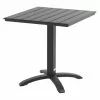 JUTLANDIA Cafébord HOBRO B70xL70 Svart