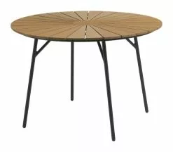 JUTLANDIA Bord RANGSTRUP Ø110 Natur/svart