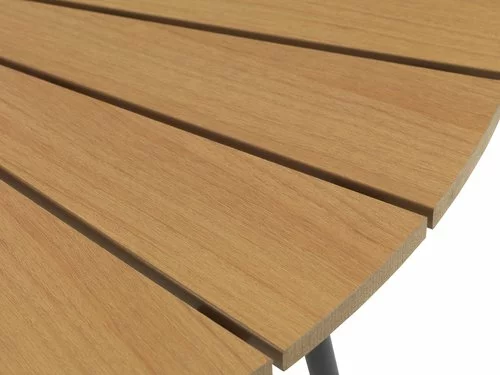 JUTLANDIA Bord RANGSTRUP Ø110 Natur/svart 4 JUTLANDIA Bord RANGSTRUP Ø110 Natur/svart - Bild 2