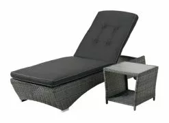 Solsäng OUTRUP B59xL195 Grå -Utemöbler affär 150329