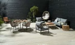 JUTLANDIA Loungeset ODDESUND 5-sits Grå 11 JUTLANDIA Loungeset ODDESUND 5-sits Grå -Utemöbler affär 150655