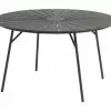 JUTLANDIA Bord RANGSTRUP Ø130 Svart/svart -Utemöbler affär 151089