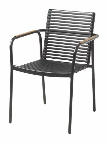 JUTLANDIA Stapelstol NABE Svart 3 JUTLANDIA Stapelstol NABE Svart