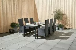 JUTLANDIA MAMRELUND L195 Grå + 4 SKIVE Svart 16 JUTLANDIA MAMRELUND L195 Grå + 4 SKIVE Svart -Utemöbler affär 153391