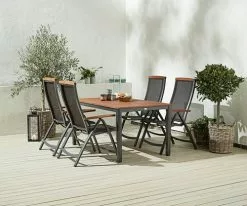 JUTLANDIA Positionsstol MADERNE Grå -Utemöbler affär 153435