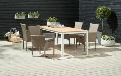 JUTLANDIA Bord RAMTEN B90xL206 Hårdträ -Utemöbler affär 155423