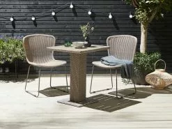 JUTLANDIA Cafébord THY B60xL60 Natur -Utemöbler affär 160097