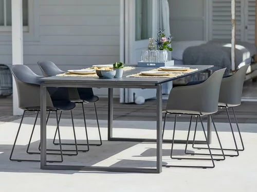 JUTLANDIA Bord KOPERVIK B100xL215 Grå 7 JUTLANDIA Bord KOPERVIK B100xL215 Grå - Bild 5