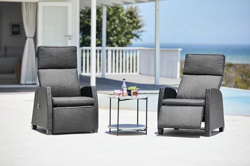 JUTLANDIA Loungestol DOVRE Svart 9 JUTLANDIA Loungestol DOVRE Svart - Bild 7