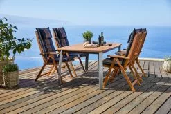 JUTLANDIA Dyna Positionsstol AKKA Brun -Utemöbler affär 177146