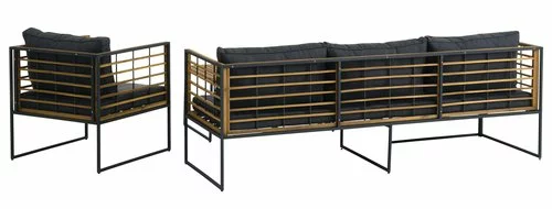 JUTLANDIA Loungeset UGILT M/schäslong 4-sits Trä 5 JUTLANDIA Loungeset UGILT M/schäslong 4-sits Trä - Bild 3