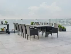 JUTLANDIA VATTRUP L206/319 Bord Svart + 4 AIDT Stol Svart 11 JUTLANDIA VATTRUP L206/319 Bord Svart + 4 AIDT Stol Svart -Utemöbler affär 178396