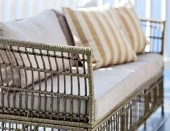 Loungesoffa LILLESAND 3-sits Natur -Utemöbler affär 178575