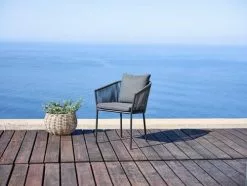 JUTLANDIA Stapelstol BRAVA Snabbtorkande Grå -Utemöbler affär 178594