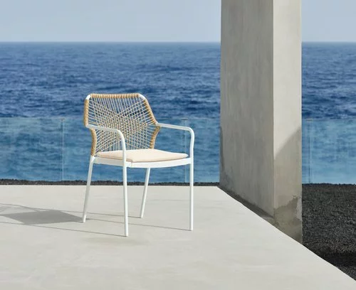 JUTLANDIA Stapelstol FASTRUP Vit 6 JUTLANDIA Stapelstol FASTRUP Vit - Bild 4