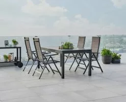 JUTLANDIA Positionsstol MYSEN Grå 10 JUTLANDIA Positionsstol MYSEN Grå -Utemöbler affär 178711