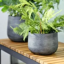 Trädgårdskruka RUSTAND Ø16/19 2st/set -Utemöbler affär 180555