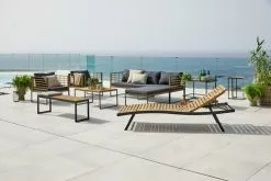 JUTLANDIA Loungesoffa UGILT M/schäslong 3-sits Trä 13 JUTLANDIA Loungesoffa UGILT M/schäslong 3-sits Trä -Utemöbler affär 181406 1