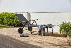 JUTLANDIA Solsäng KARLSHAMN B81xL190 Mörkgrå -Utemöbler affär 181796