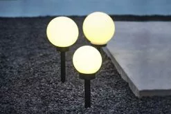 Solcellslampa SOL Ø15xH44 Vit 9 Solcellslampa SOL Ø15xH44 Vit -Utemöbler affär 181964 1