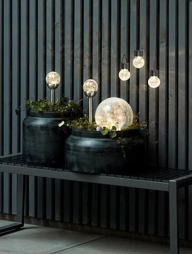 Solcellslampa NATTERGAL Ø6xH14 Klar 4 Solcellslampa NATTERGAL Ø6xH14 Klar - Bild 2