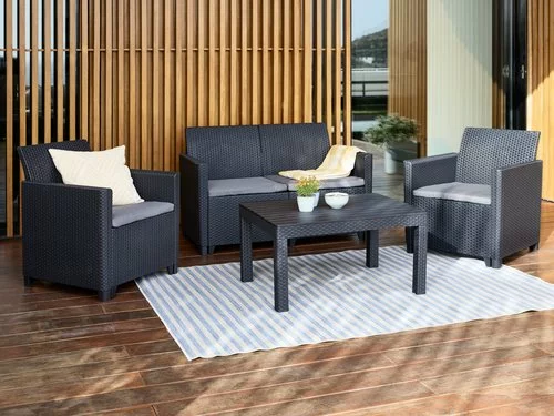 Loungeset MOLDE 4-sits Grå 3 Loungeset MOLDE 4-sits Grå