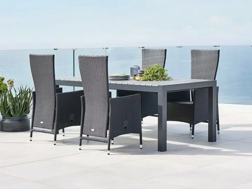 JUTLANDIA HOBURGEN L205/275 Grå + 4 SKIVE Svart 3 JUTLANDIA HOBURGEN L205/275 Grå + 4 SKIVE Svart