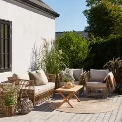 Loungebord LILLESAND B50xL100 Teak 7 Loungebord LILLESAND B50xL100 Teak -Utemöbler affär 194478 1