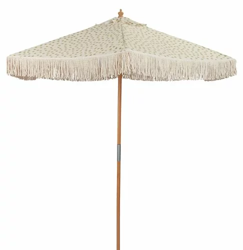 Parasoll YPPENBJERG Ø200 Beige/grön 3 Parasoll YPPENBJERG Ø200 Beige/grön