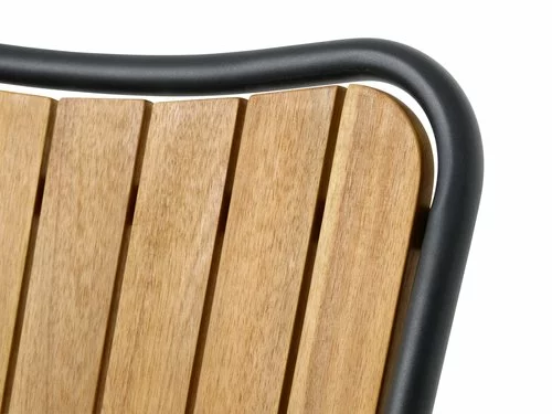 Stapelstol BASTRUP Natur/svart 6 Stapelstol BASTRUP Natur/svart - Bild 4