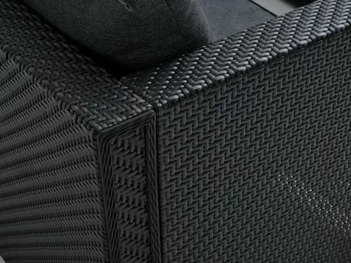 Loungeset I Moduler EG 6-sits Svart 6 Loungeset I Moduler EG 6-sits Svart - Bild 4