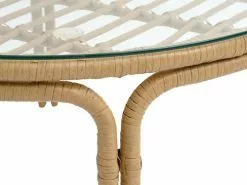 Loungebord JENNUM Ø80xH44 Natur -Utemöbler affär 199263