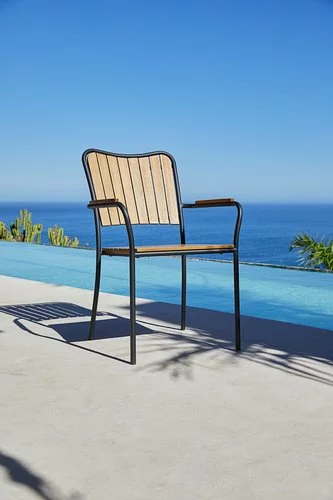 Stapelstol BASTRUP Natur/svart 7 Stapelstol BASTRUP Natur/svart - Bild 5