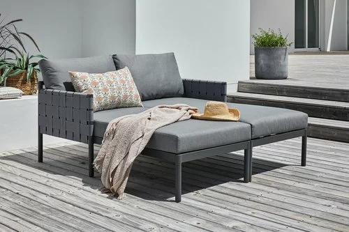 JUTLANDIA Solsäng IANO B136xL156 Grå 7 JUTLANDIA Solsäng IANO B136xL156 Grå - Bild 5