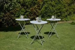 Barbord LANGERIM Ø80 Vit -Utemöbler affär 201383