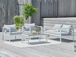 Loungeset VASTO 4-sits Vit