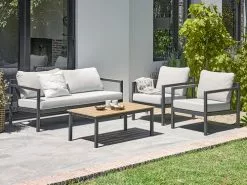 JUTLANDIA Loungeset BEJSTRUP 4-sits Grå