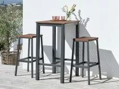 JUTLANDIA HOVMARKEN L70 Barbord + 2 HOVMARKEN Barstol Hårdträ