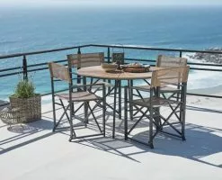 JUTLANDIA Bord RANGSTRUP Ø110 Natur/svart 12 JUTLANDIA Bord RANGSTRUP Ø110 Natur/svart -Utemöbler affär 201569