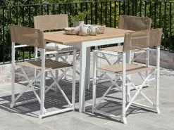 JUTLANDIA Bord RAMTEN B70xL75/126 Hårdträ -Utemöbler affär 201620